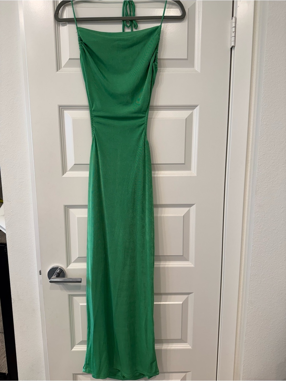Forever 21 Emerald Green Slip Maxi Dress
